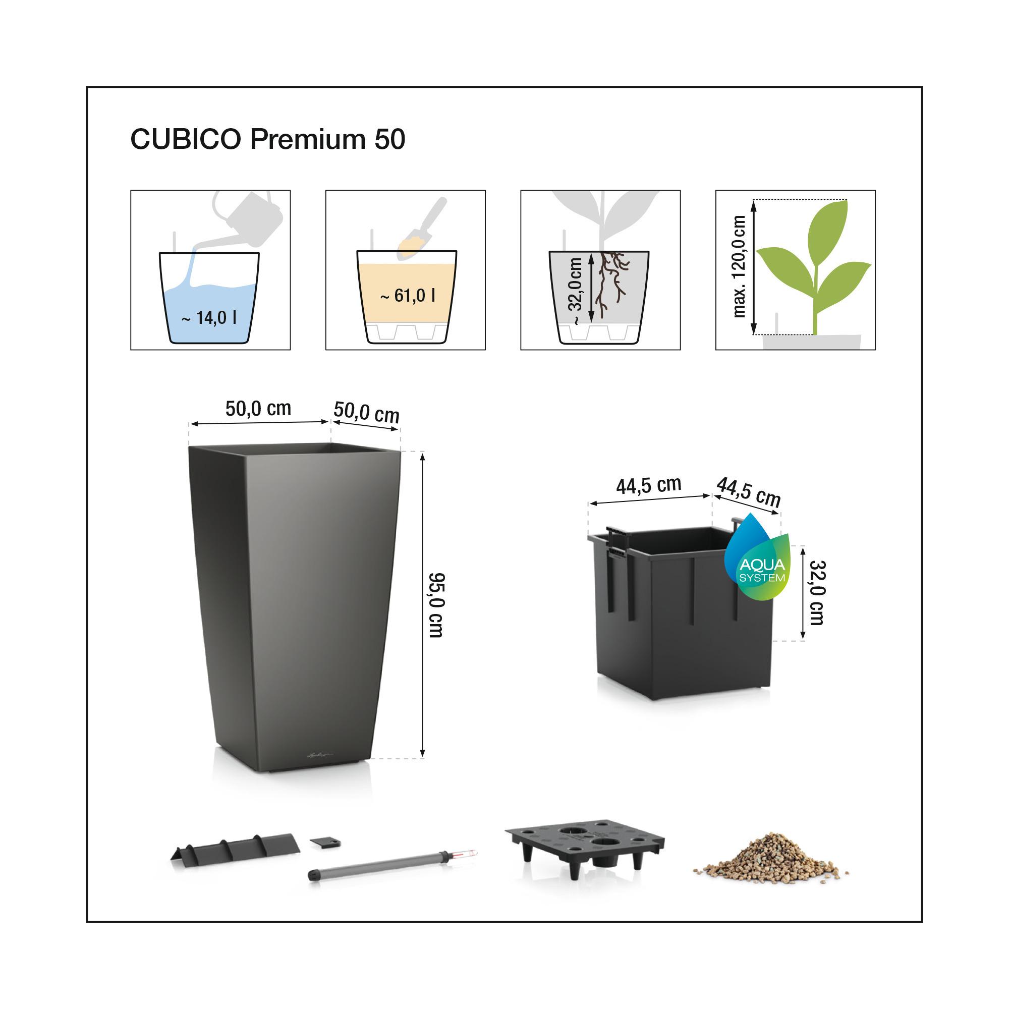 CUBICO Premium 50 charcoal metallic